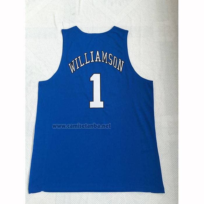 Camiseta NCAA Duke Blue Devils Zion Williamson Azul